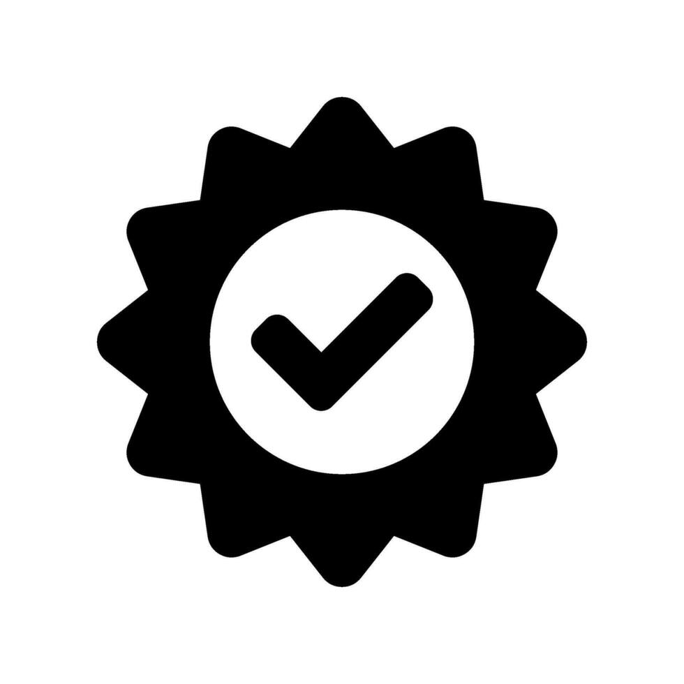 Verified Icon Vector Symbol Design Illustration