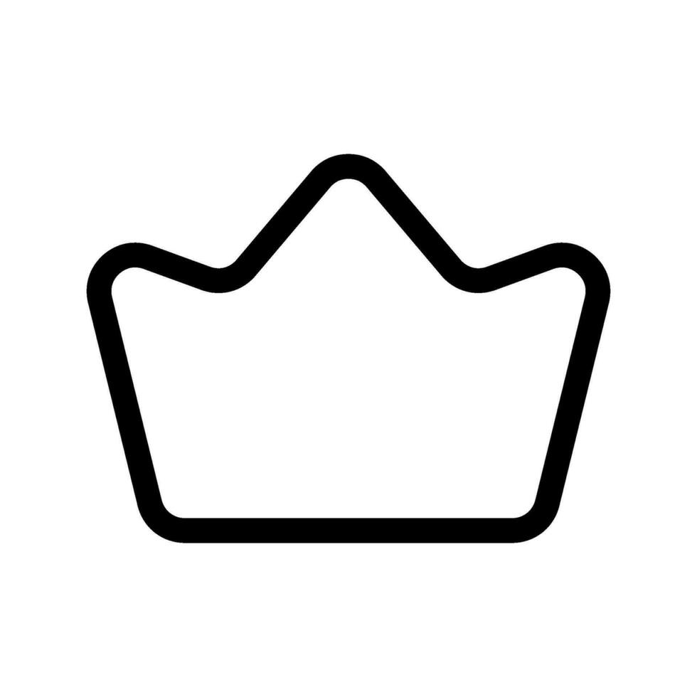 Crown Icon Vector Symbol Design Illustration