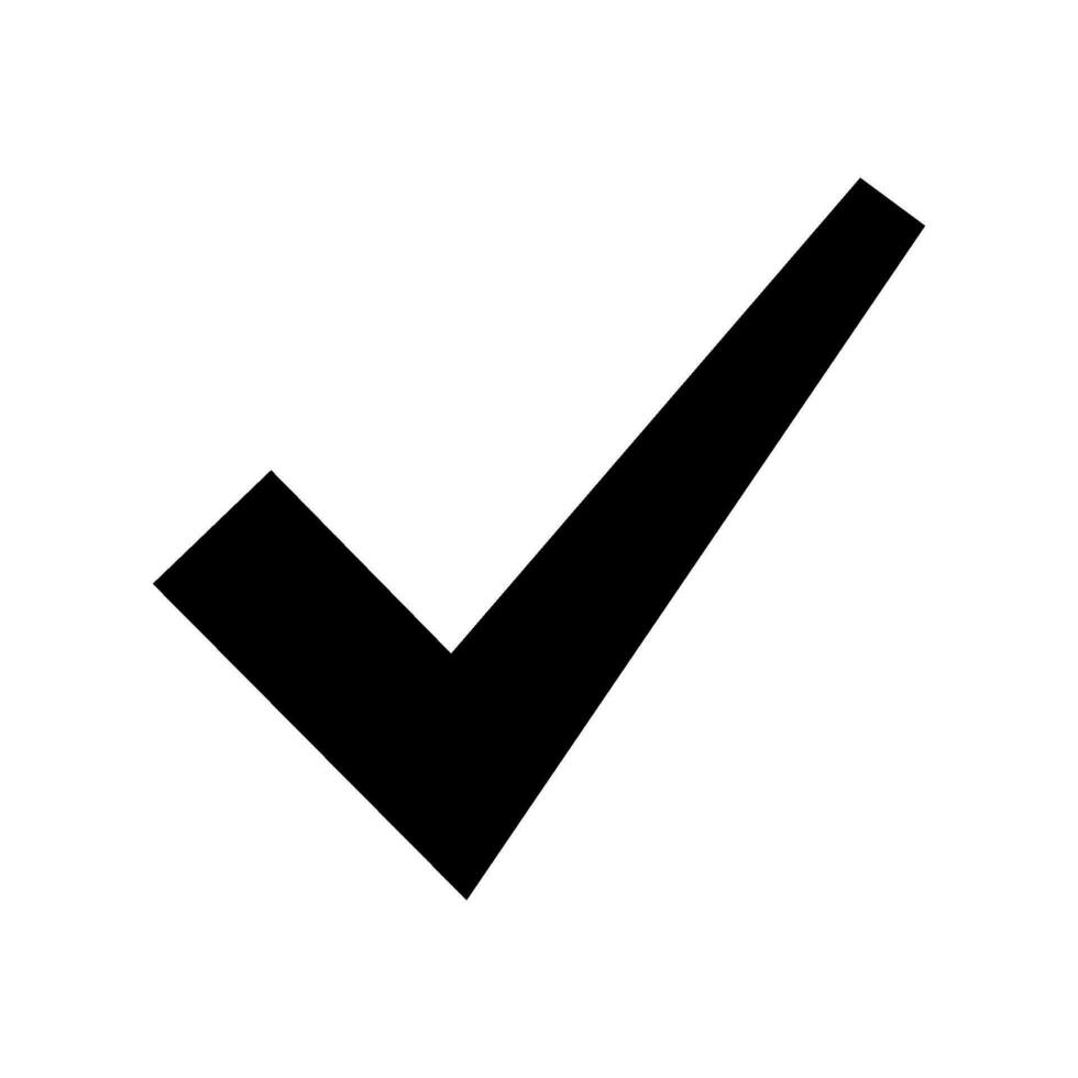 Check Icon Vector Symbol Design Illustration