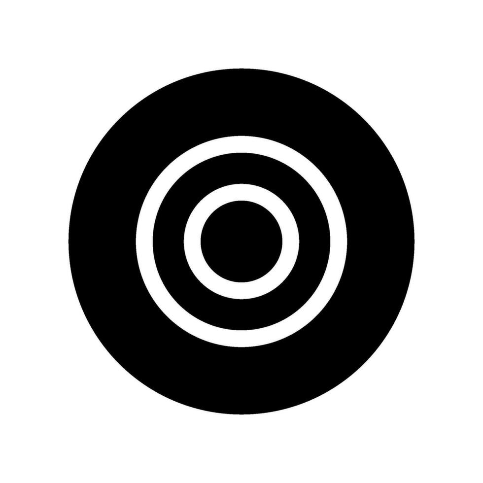 Record Icon Vector Symbol Design Illustration