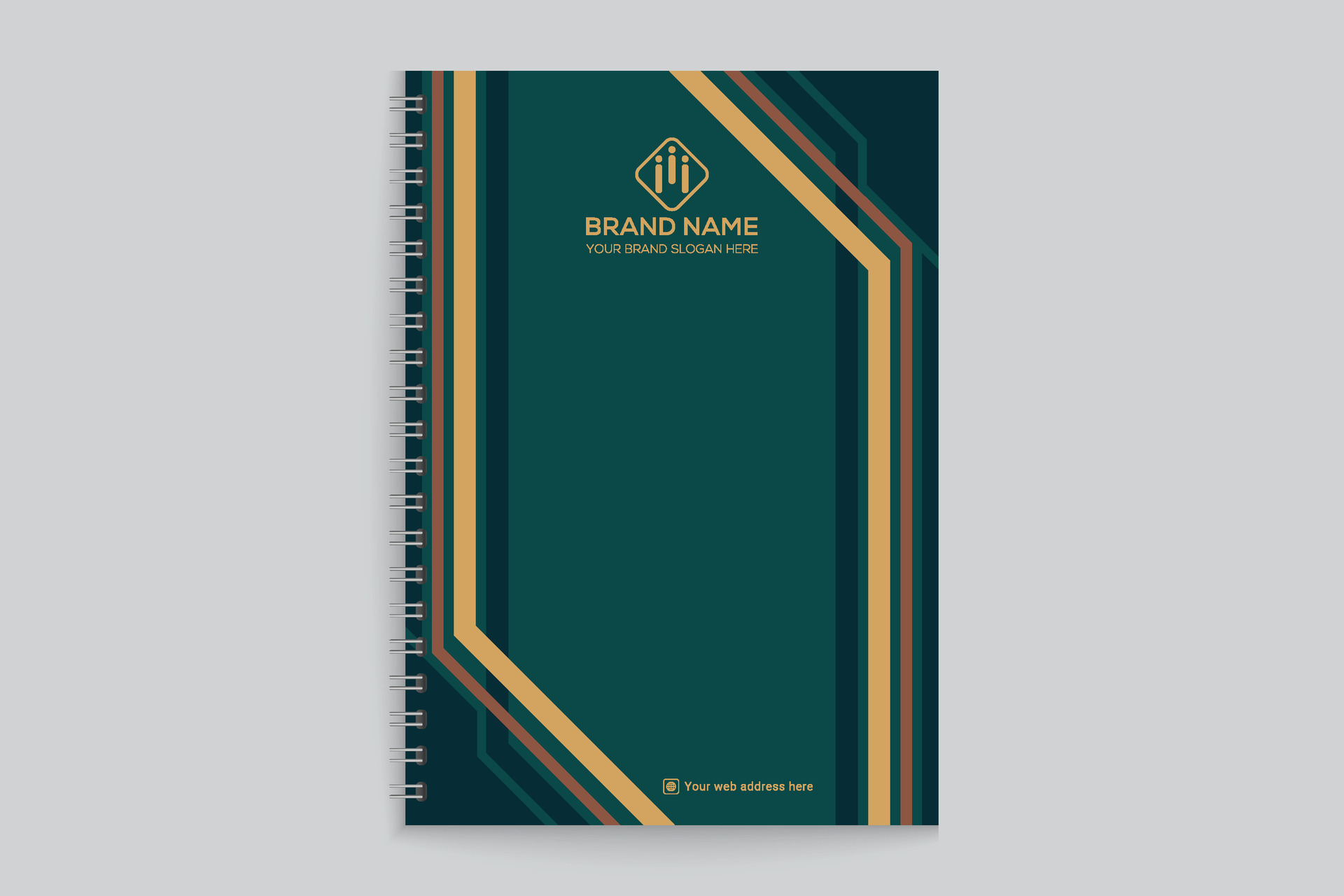 Simple notebook cover template 26326816 Vector Art at Vecteezy