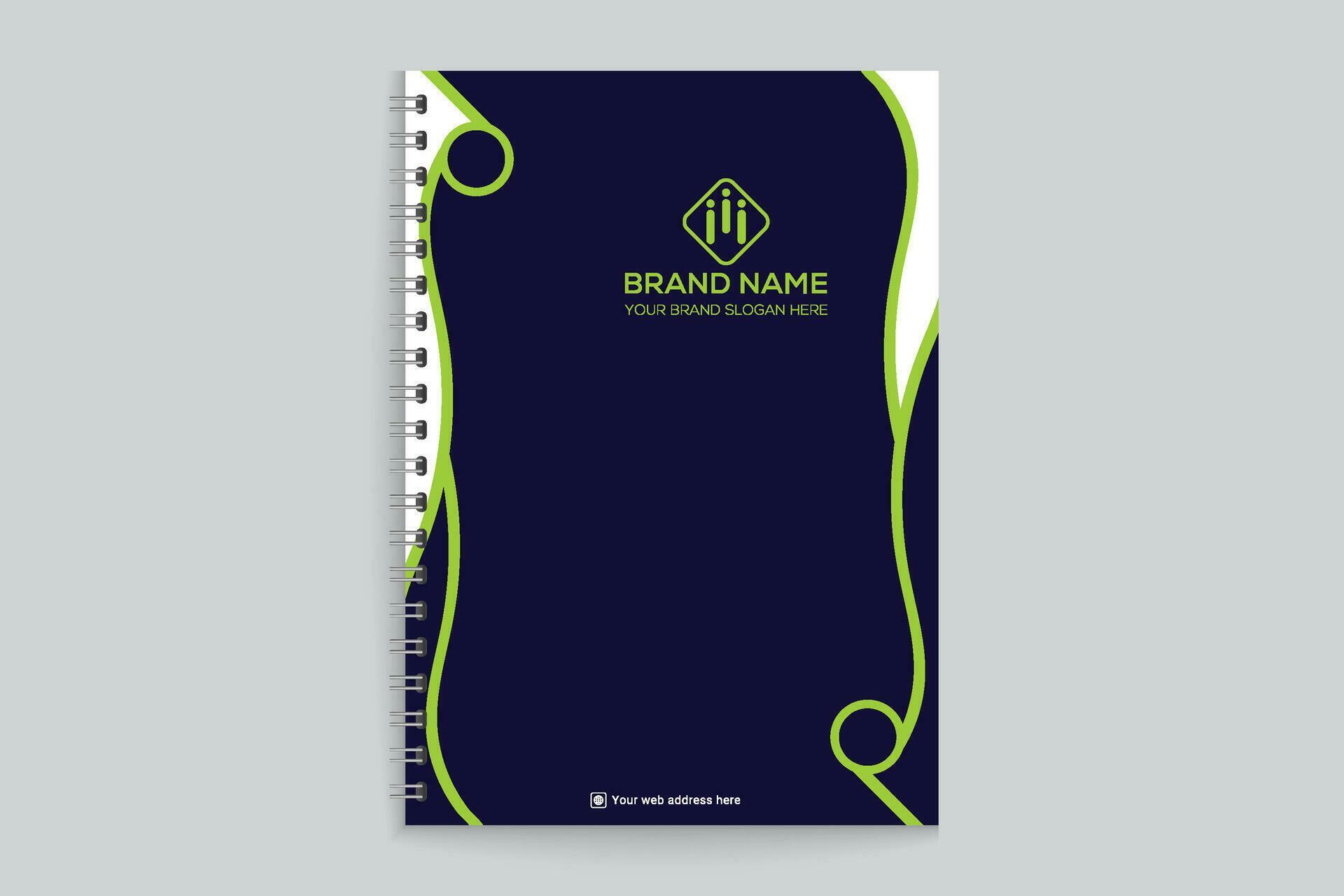 Modern professional notebook cover design 26326834 Vector Art at Vecteezy