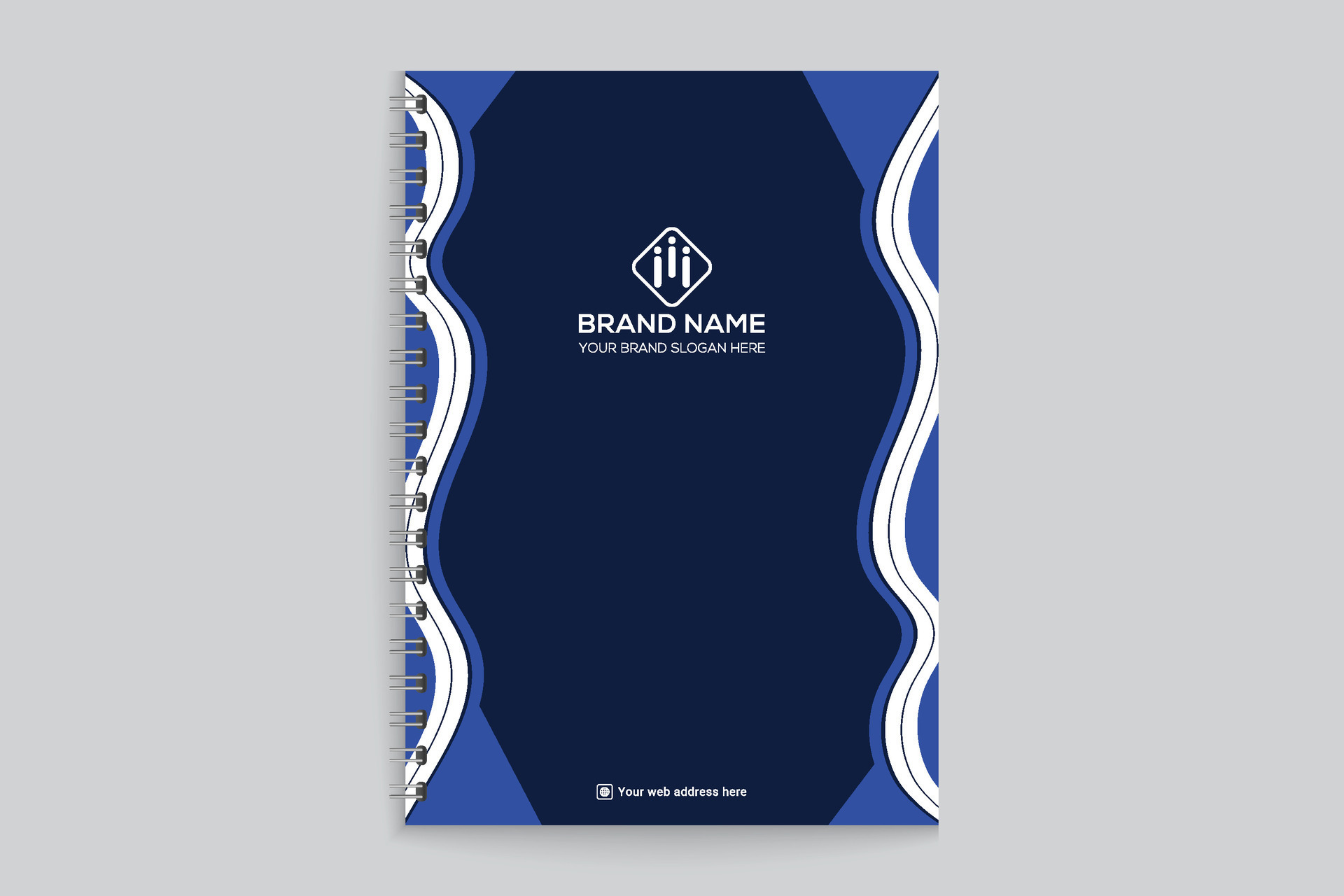 Professional notebook cover mockup 26326839 Vector Art at Vecteezy