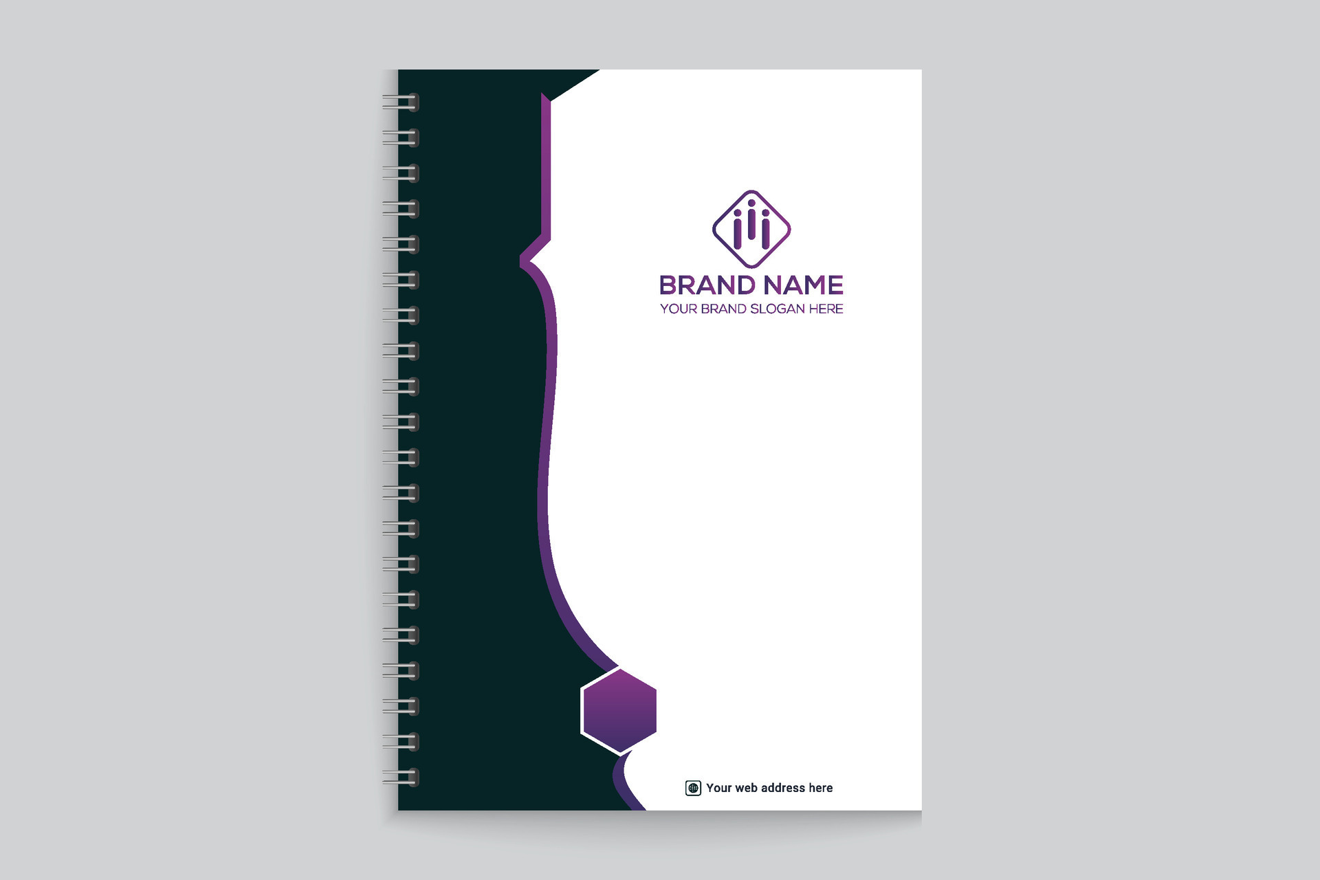 Modern professional notebook cover design 26326843 Vector Art at Vecteezy