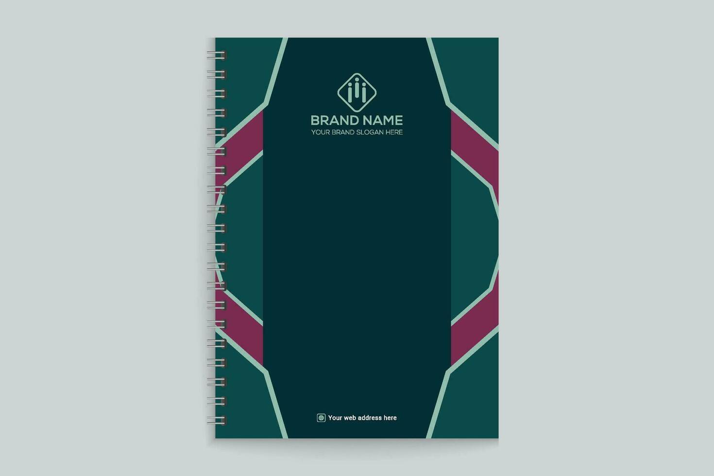 limpiar estilo moderno cuaderno cubrir modelo vector