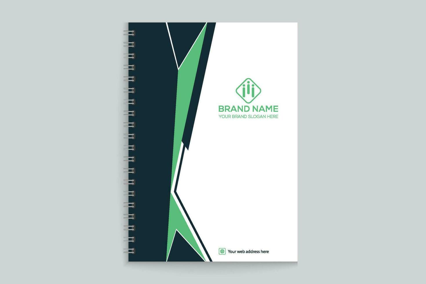 profesional cuaderno cubrir Bosquejo vector