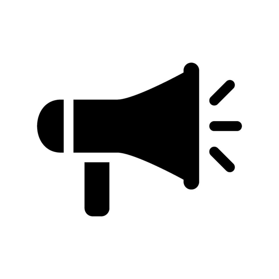 Megaphone Icon Vector Symbol Design Illustration