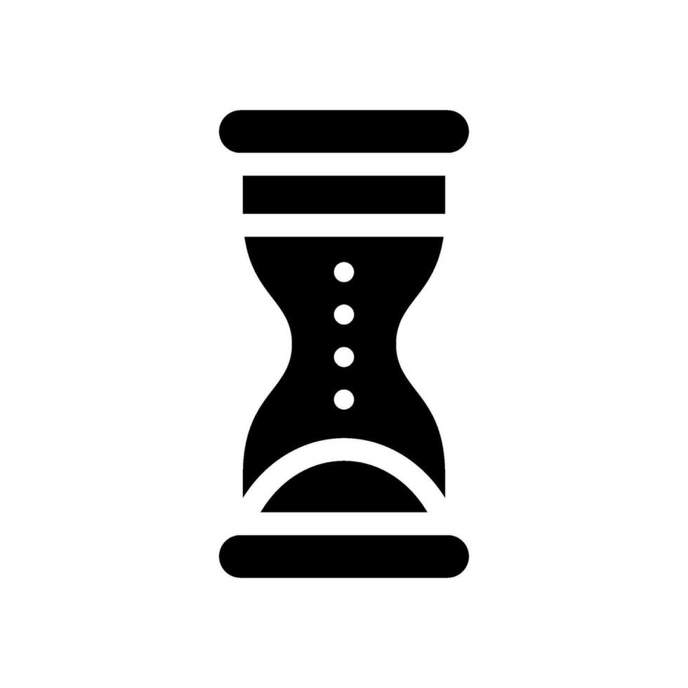 Sand Clock Icon Vector Symbol Design Illustration