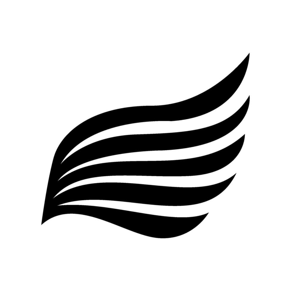 Wing Icon Vector Symbol Design Illustration