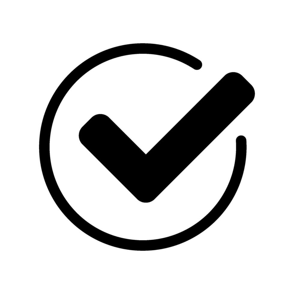 Check Icon Vector Symbol Design Illustration
