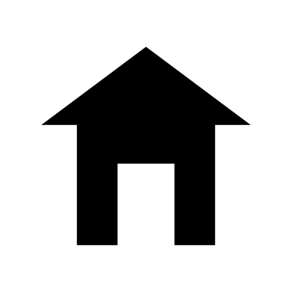 Home Icon Vector Symbol Design Illustration