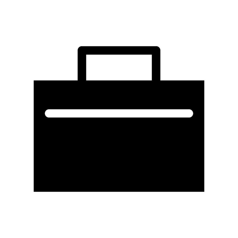 Briefcase Icon Vector Symbol Design Illustration