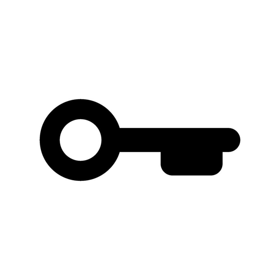 Key Icon Vector Symbol Design Illustration