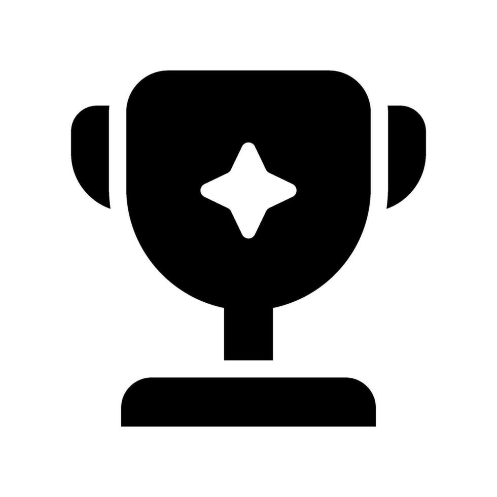 Trophy Icon Vector Symbol Design Illustration