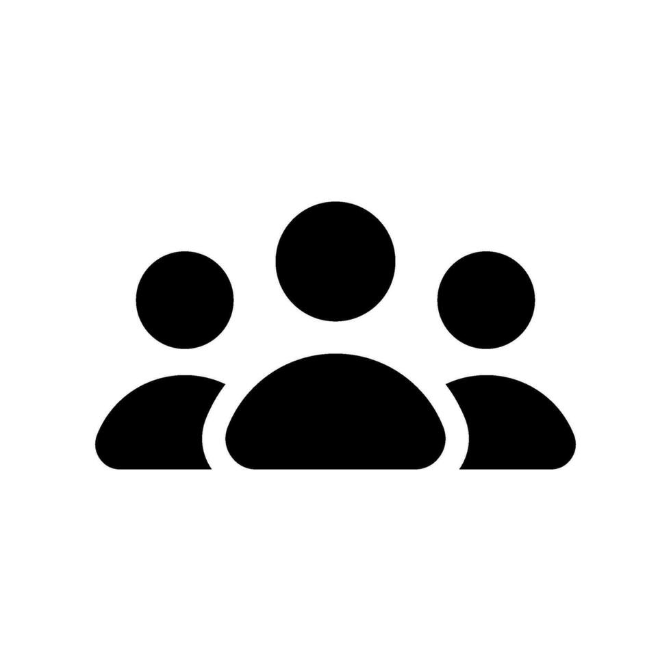 Group Icon Vector Symbol Design Illustration