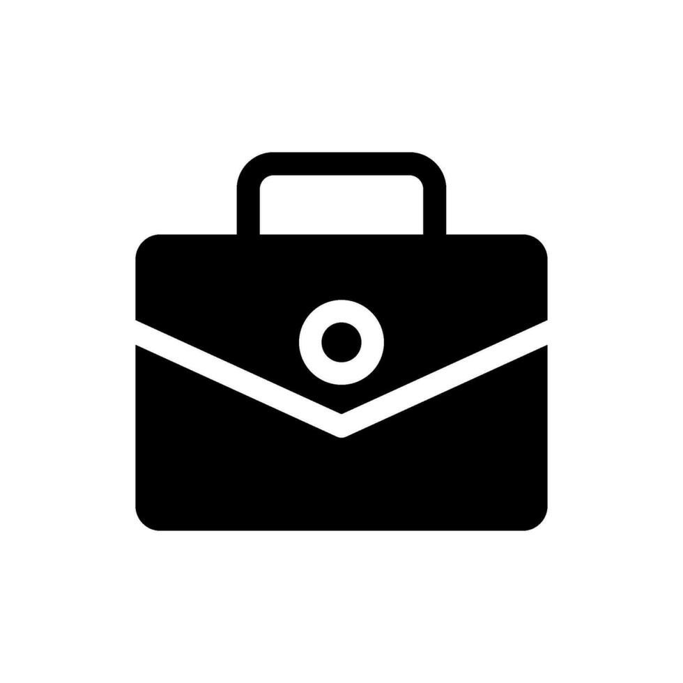 Briefcase Icon Vector Symbol Design Illustration