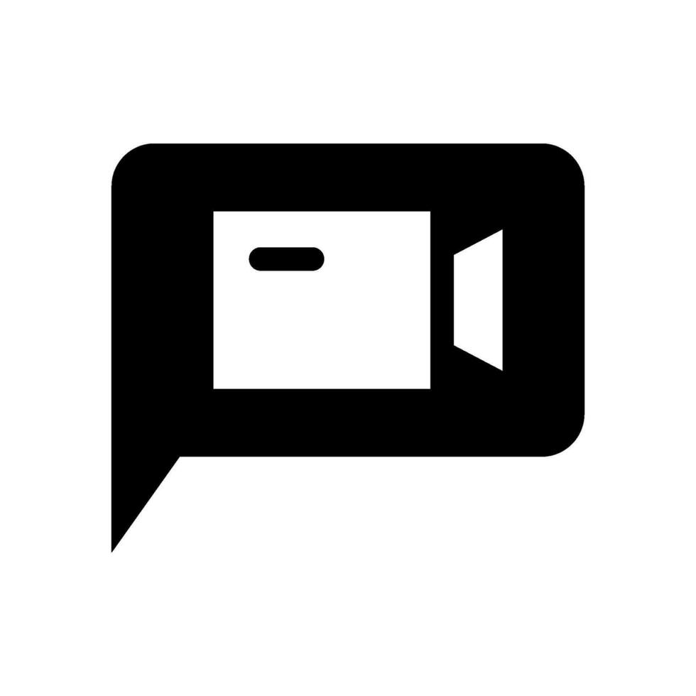 Video Call Icon Vector Symbol Design Illustration