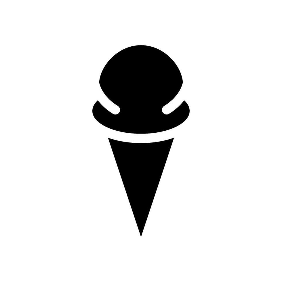 Ice Cream Icon Vector Symbol Design Illustration