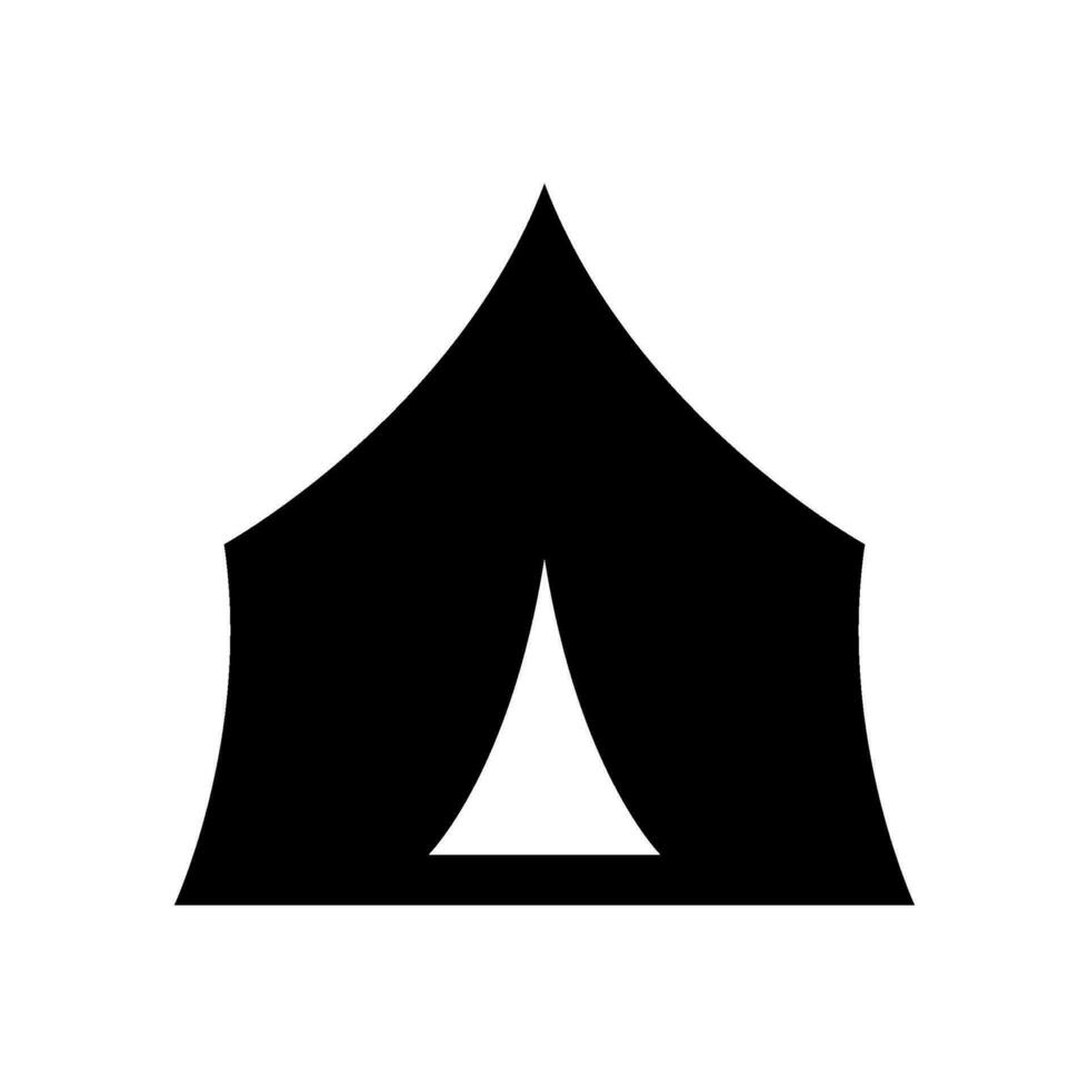 Tent Icon Vector Symbol Design Illustration
