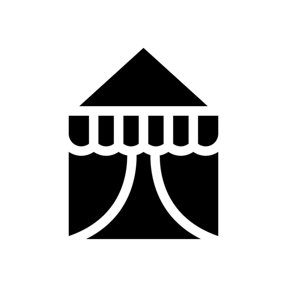 Tent Icon Vector Symbol Design Illustration