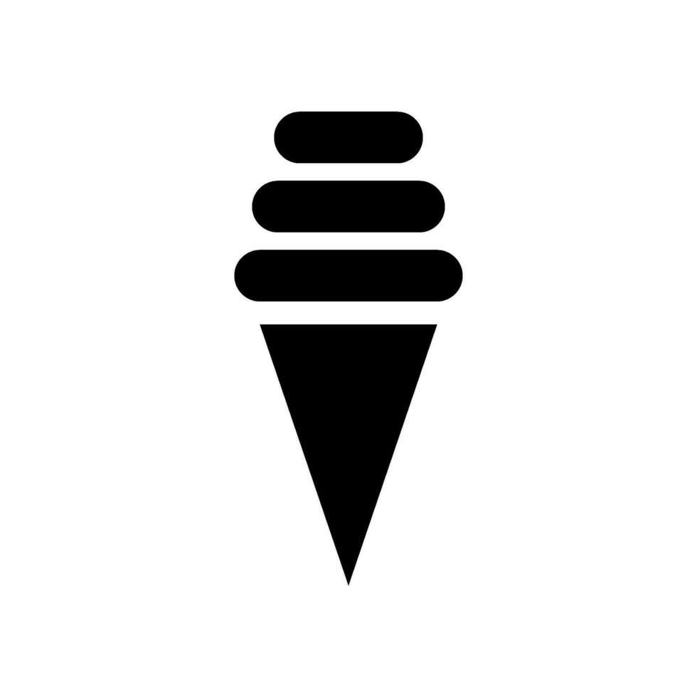 Ice Cream Icon Vector Symbol Design Illustration