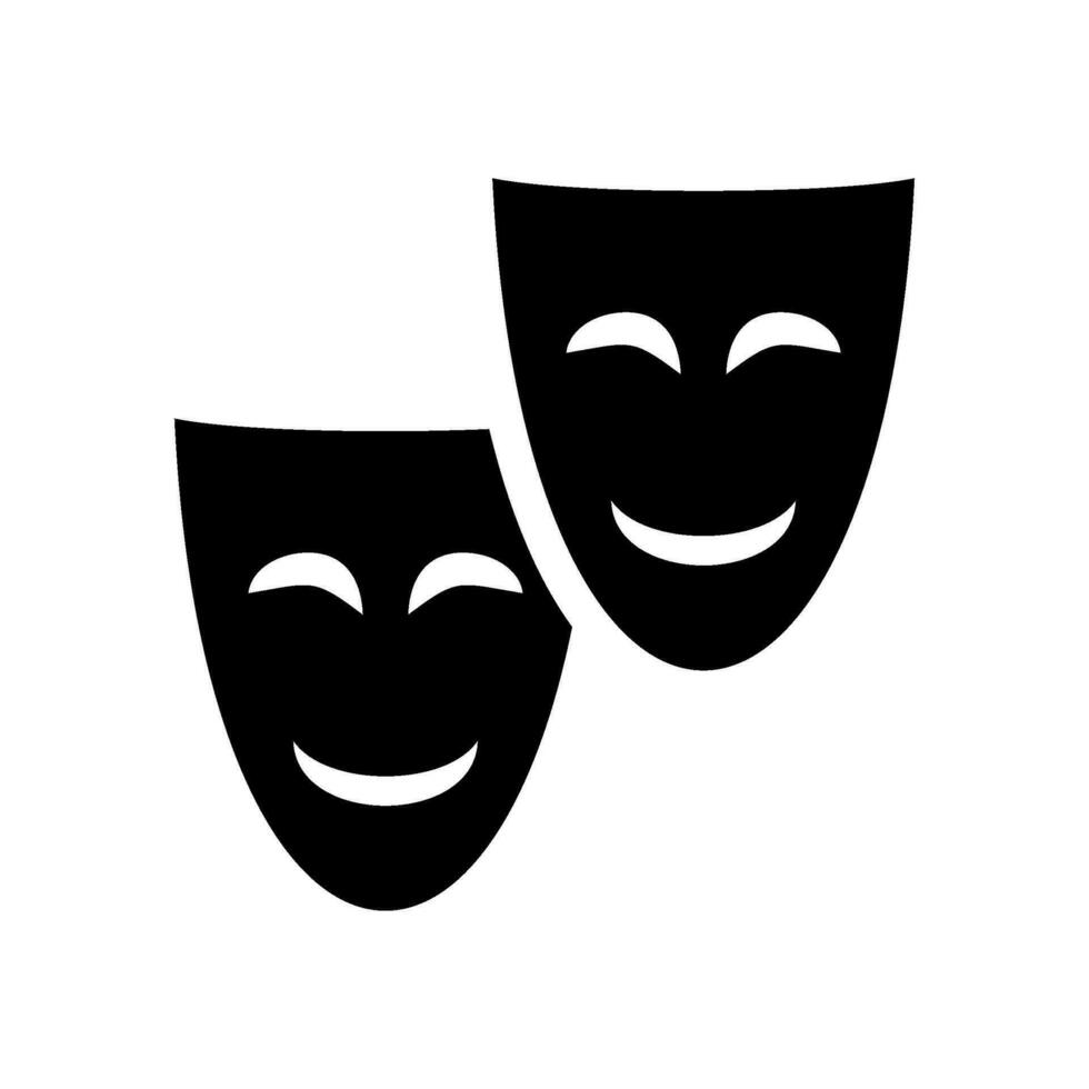 Masks Icon Vector Symbol Design Illustration
