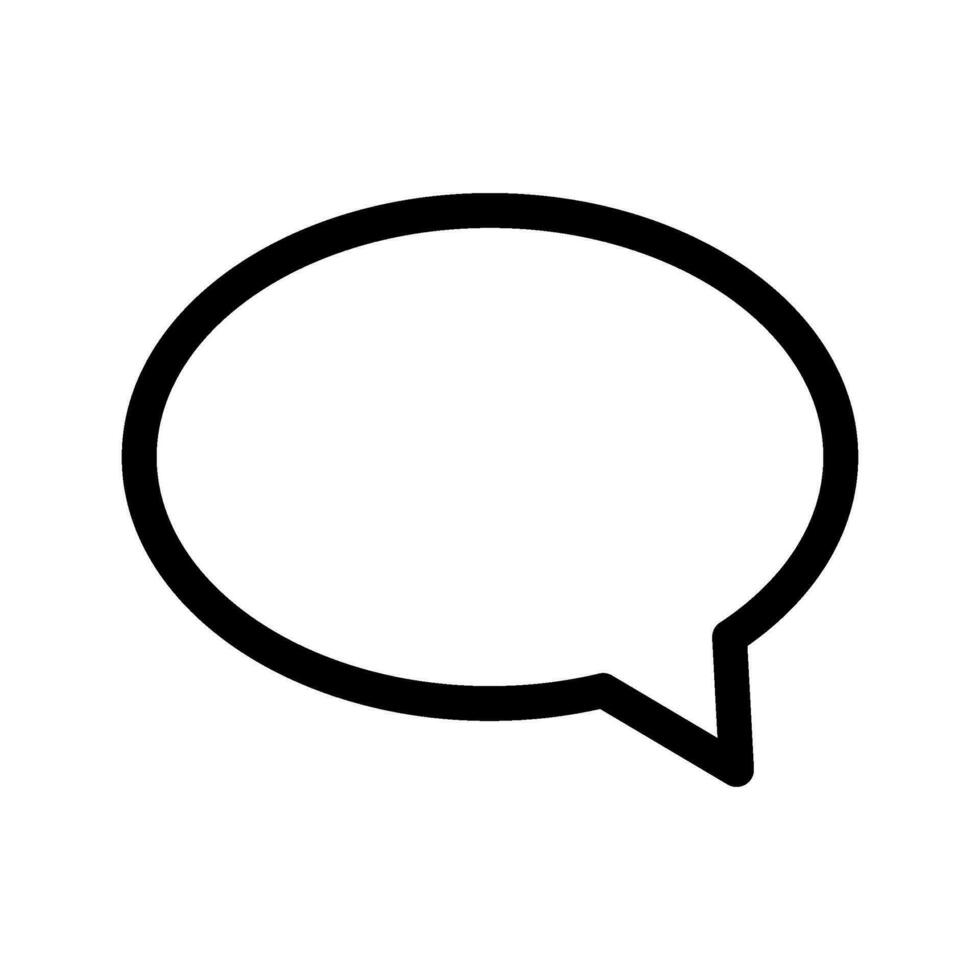 Speech Balloon Icon Vector Symbol Design Illustration