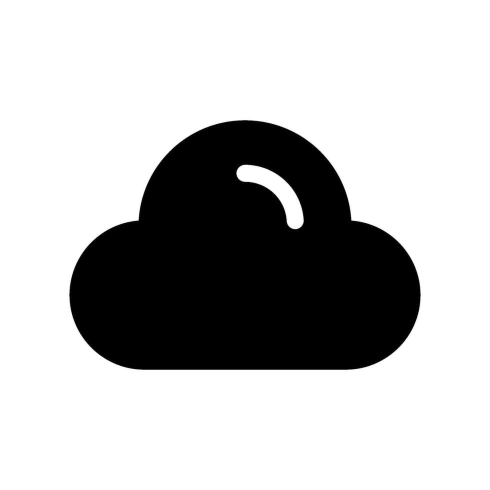 nube icono vector símbolo diseño ilustración