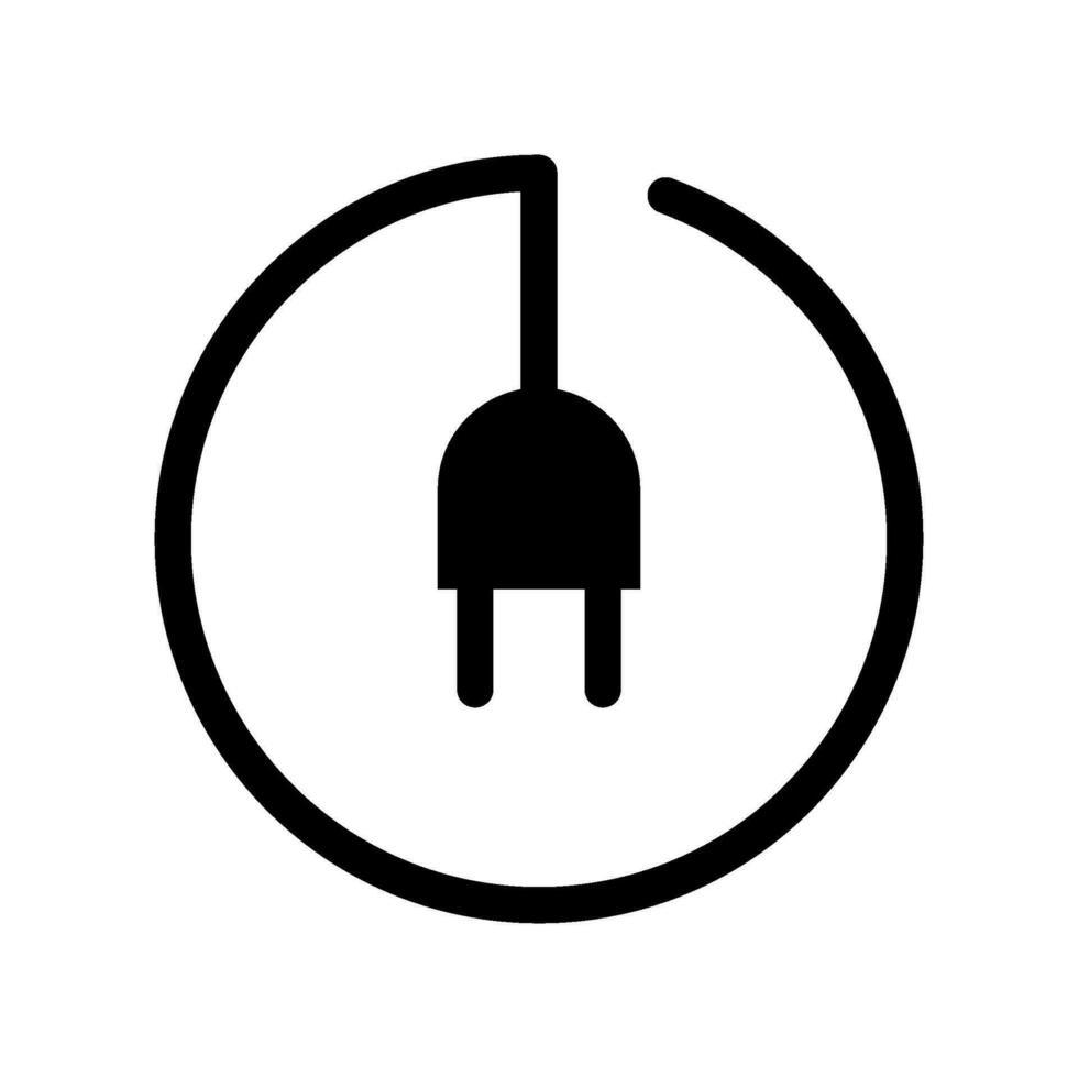 Plug Icon Vector Symbol Design Illustration