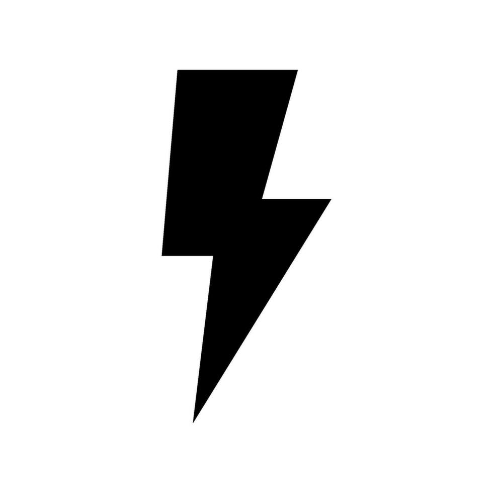 Electricity Icon Vector Symbol Design Illustration