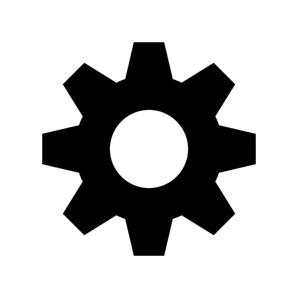 Settings Icon Vector Symbol Design Illustration