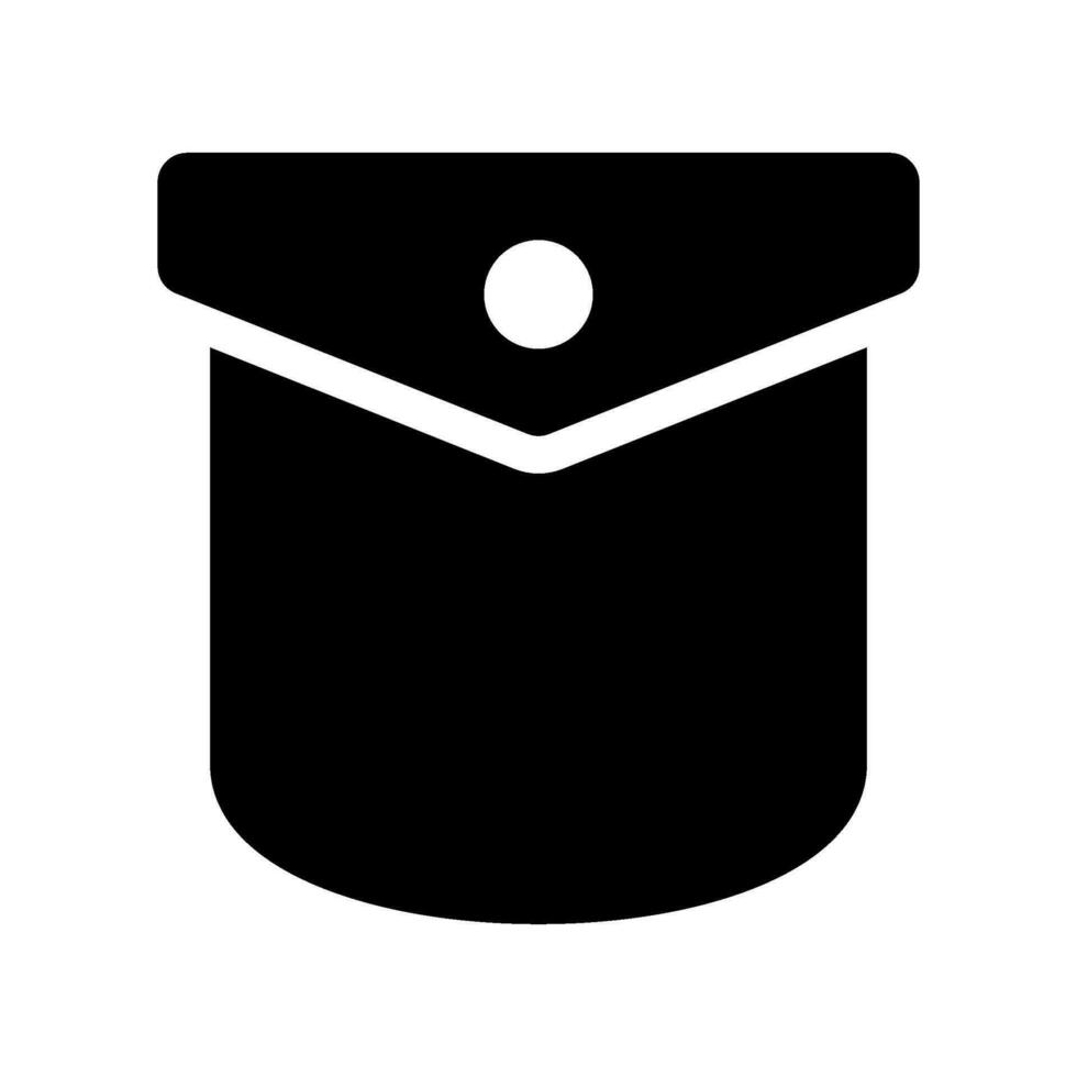 Pocket Icon Vector Symbol Design Illustration