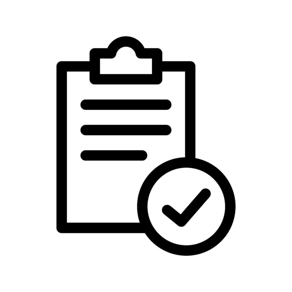 Item List Icon Vector Symbol Design Illustration