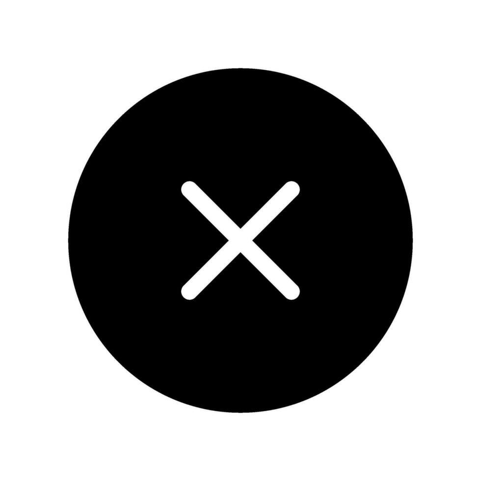 Delete Icon Vector Symbol Design Illustration