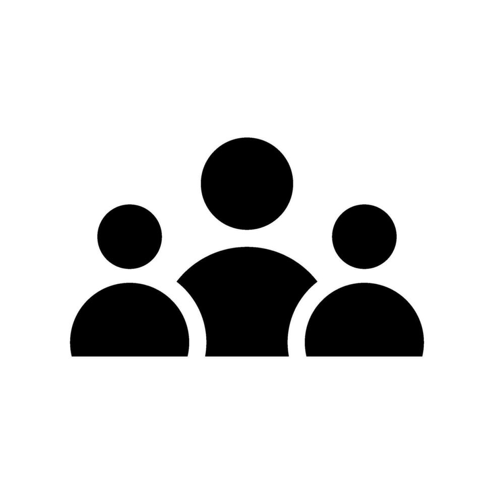 Group Icon Vector Symbol Design Illustration