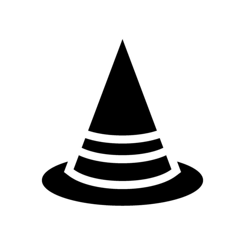 Witch Hat Icon Vector Symbol Design Illustration