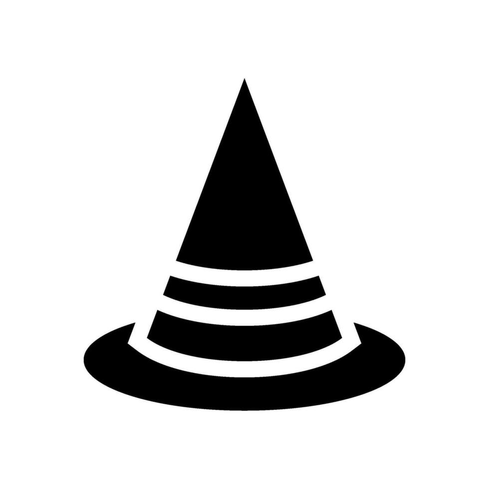 Witch Hat Icon Vector Symbol Design Illustration