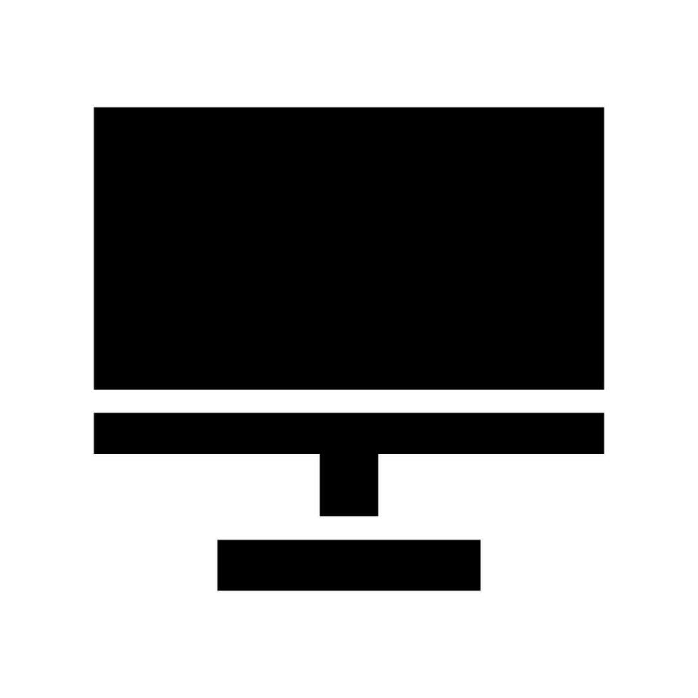 Monitor Icon Vector Symbol Design Illustration