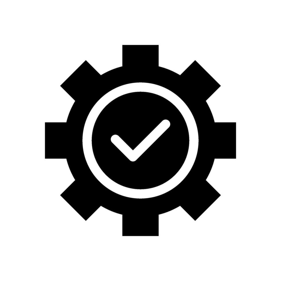Process Icon Vector Symbol Design Illustration