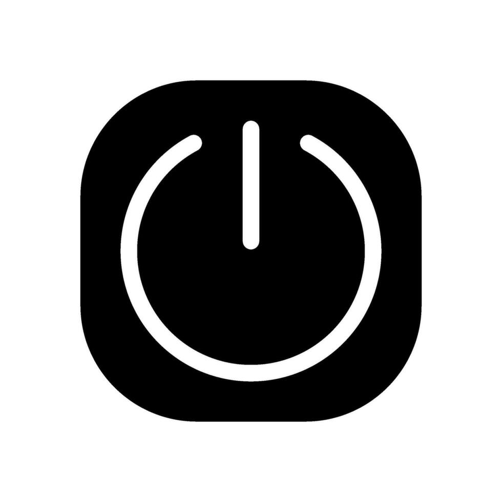 Power Icon Vector Symbol Design Illustration