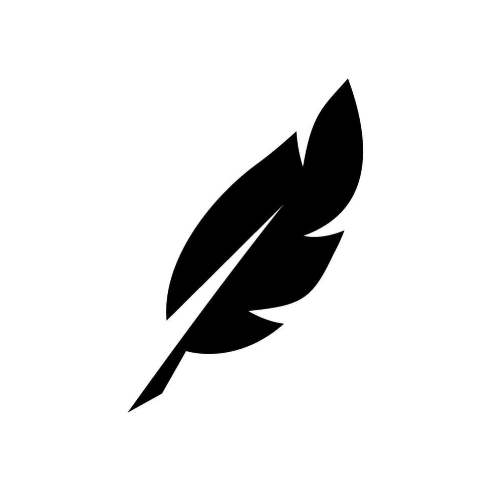 pluma icono vector símbolo diseño ilustración