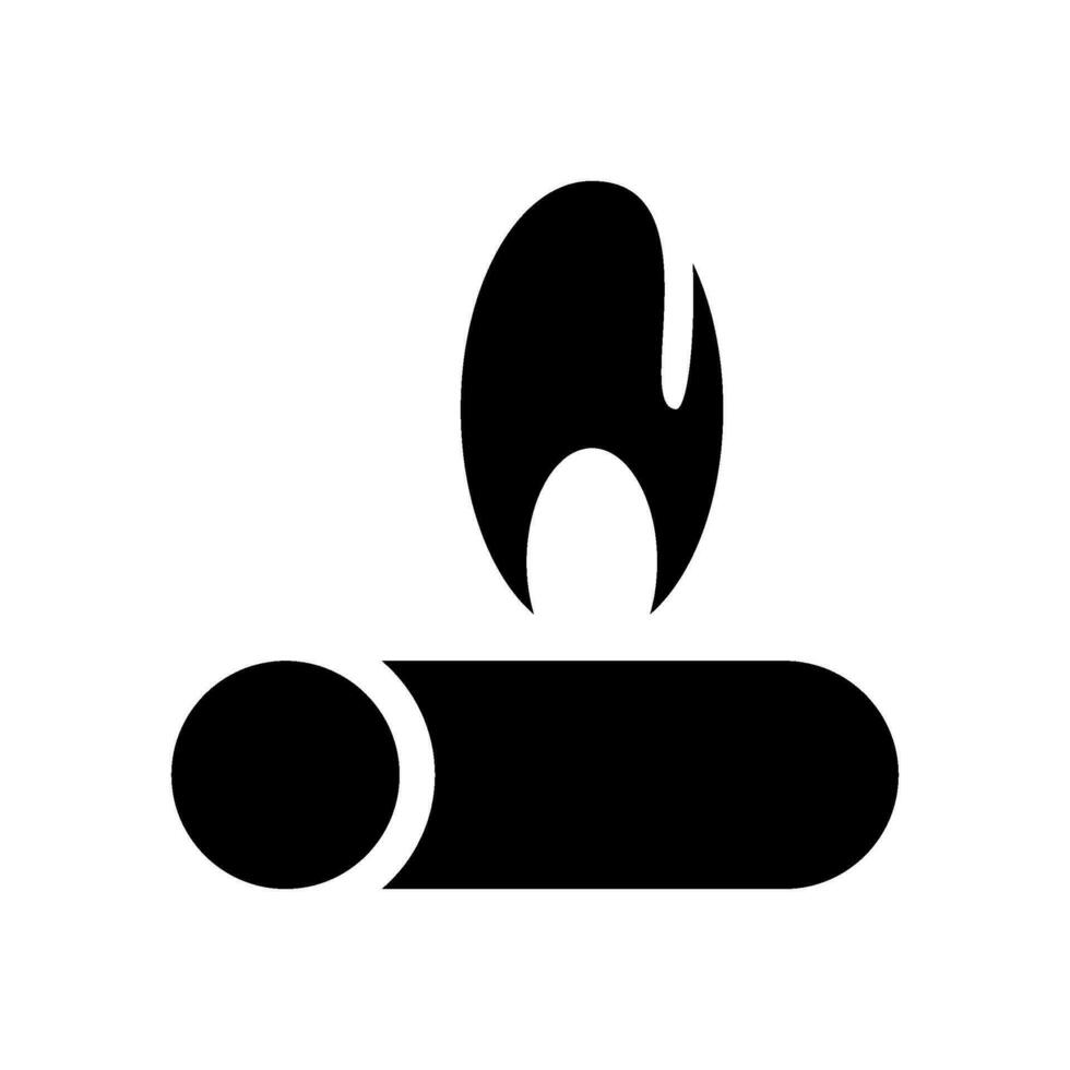 hoguera icono vector símbolo diseño ilustración
