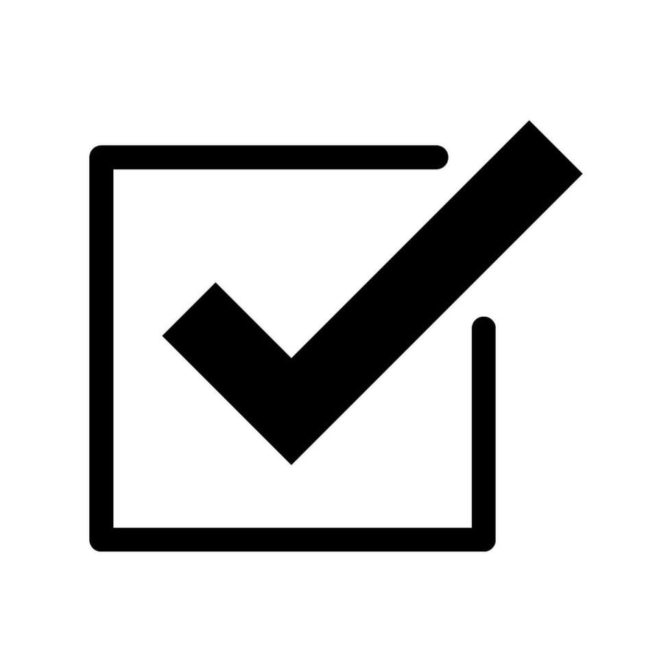 Check Icon Vector Symbol Design Illustration