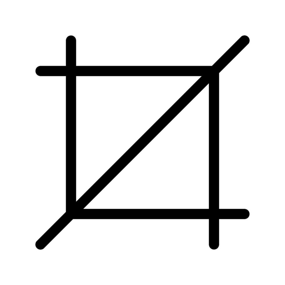 Crop Icon Vector Symbol Design Illustration