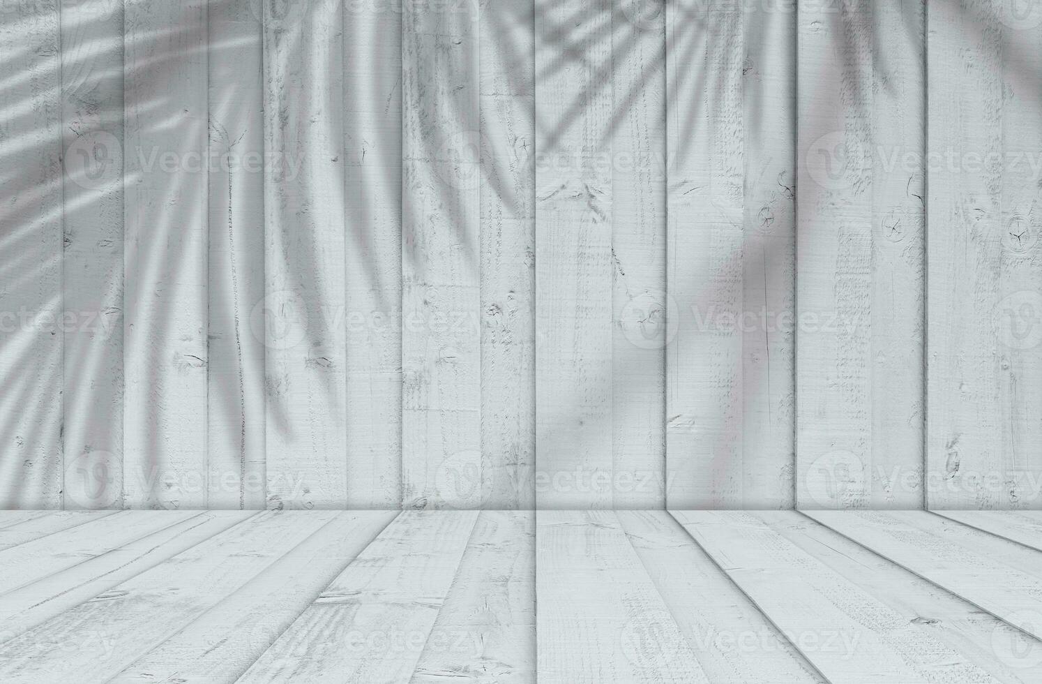 estudio antecedentes blanco madera textura,vacío habitación de madera textura con palma hoja sombra,vendimia pared madera y hojas silueta en raya superficie con hojas sombra, telón de fondo producto monitor presentación foto