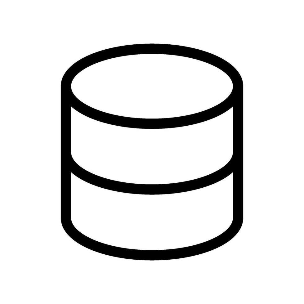 Database Icon Vector Symbol Design Illustration