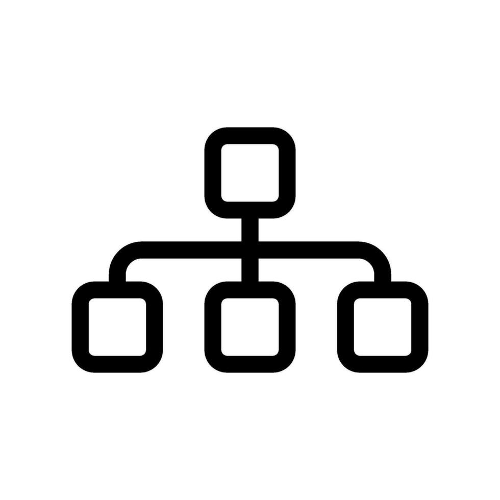 Hierarchy Icon Vector Symbol Design Illustration