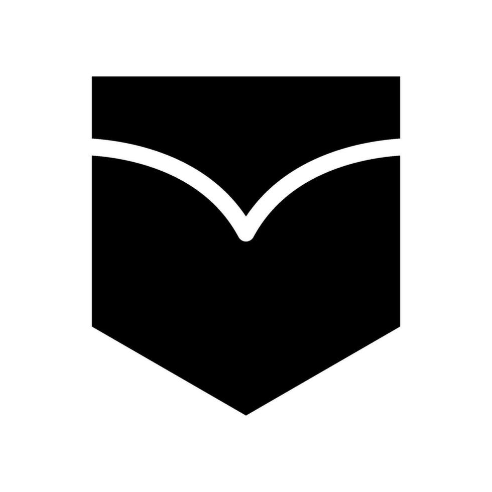Pocket Icon Vector Symbol Design Illustration