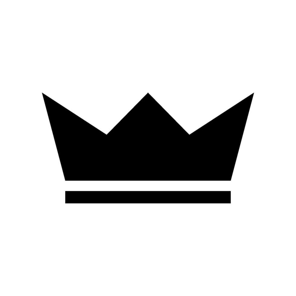 Crown Icon Vector Symbol Design Illustration