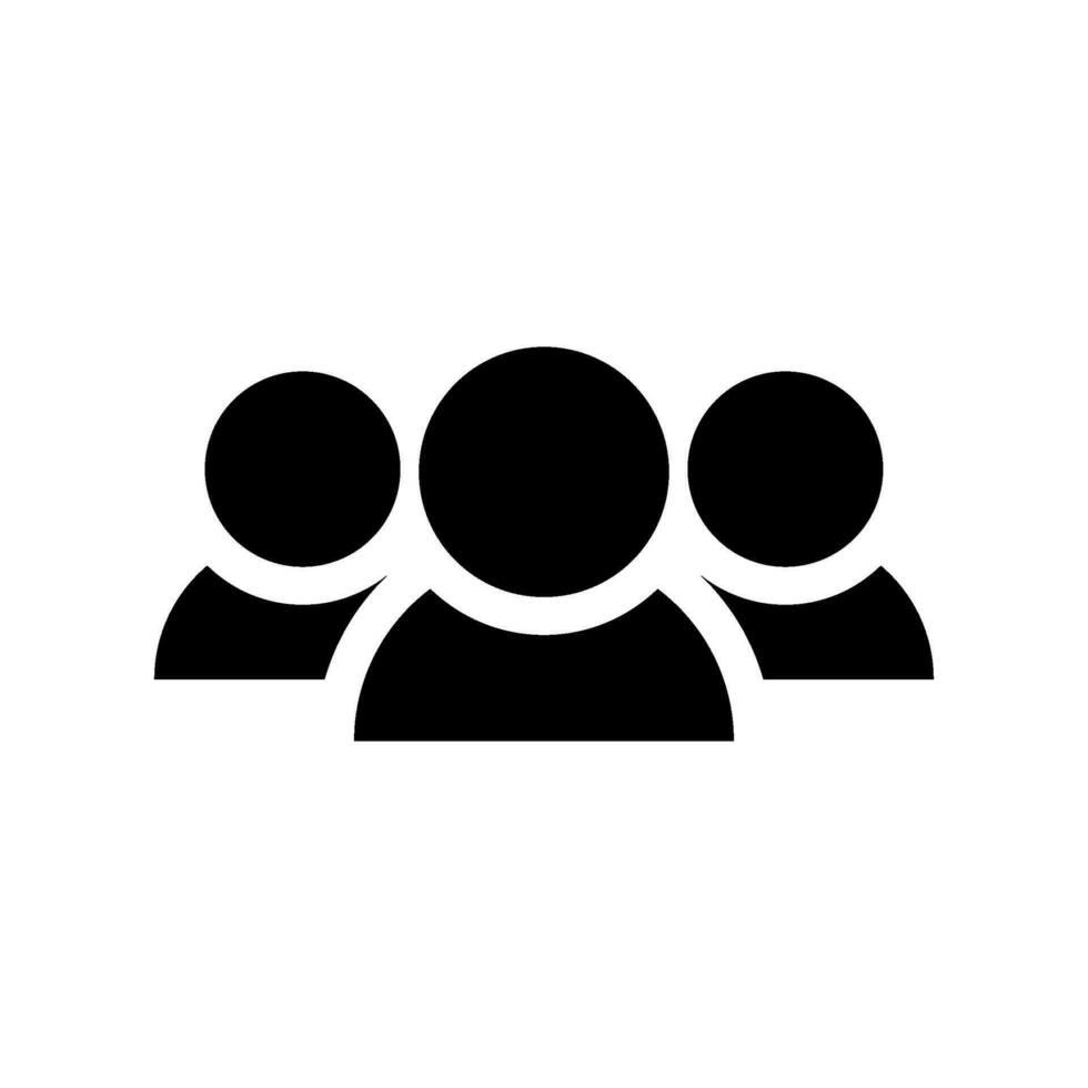 Group Icon Vector Symbol Design Illustration